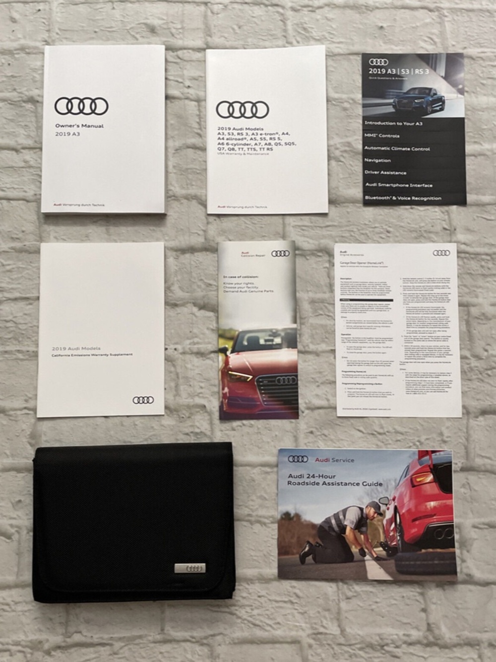 2019 Audi A3 S3 RS3 E-Tron Owners Manual (Sedan, Cabriolet, Sportback E-Tron)